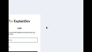 Sign in ExplainDev for Chrome