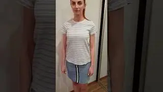 Трикотажный джемпер с коротким рукавом 069W2901 р.42. Коллекция Морская Звезда. Новинка Фаберлик!