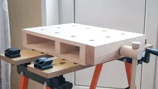 Мини верстак-тиски. Обзор конструкции | DIY mini workbench wise