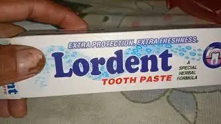 lordent tooth paste ke fayde  . pariya tooth paste#lordent toothpaste