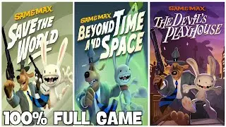 Sam & Max Remastered: The Complete Trilogy 100% Full Gameplay Walkthrough + All Achievements