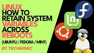 How to RETAIN system variables across REBOOTS in LINUX (Ubuntu/Fedora/Linux Mint)