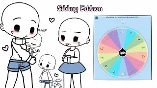 Make an OC using a random wheel generator ♡°sibling edition lolz 🦈°♡ Read Desc If You Join Comp!