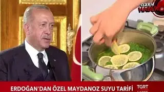 Cumhurbaşakanı Hergün içtiği Doğal Bitki Karışımını Açıkladı