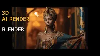 Demo of Stable Diffusion AI 3D Animation Render in Blender