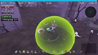 One round trying to defeat Spooky Steve in MegaBonk with the Bandit!