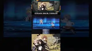 Bravely Default 1 Running on the Steam Deck with HD Textures! 