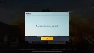 BGMI Login failed error | Server authenticationerror | How to fixlogin error inbgmi | bgmi Facebook