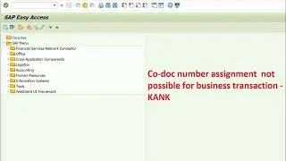 Fix error Co-doc. number assignment not possible for bus. trans. COIN in co area in SAP MM