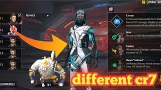 Different cr7 ability Combination | Free fire chrono skills ability combination