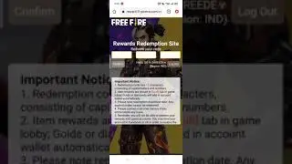 TODAY REDEEM CODE||FF REWARD.