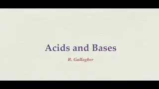 Acids and Bases