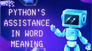 Speak Word Meaning with Python