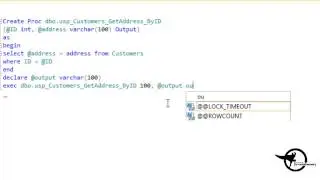 Create a Stored Procedure in SQL Server - SQL Training Video