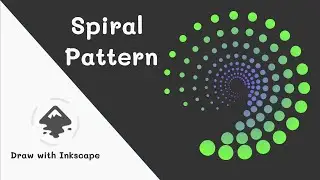 Inkscape SVG Vector Graphic Tutorial - How to Design a Spiral Pattern