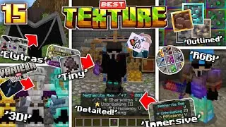 The BEST Texture Packs For Minecraft Bedrock! (Better & Improved MCPE 1.21+)