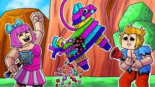 Roblox: IT'S RAINING CANDY IN PINATA SIMULATOR!!