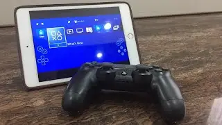 playing Fortnite Save The World on an iPad..