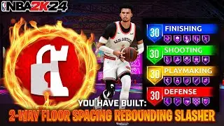 The FIRST EVER ‘2-WAY FLOOR SPACING REBOUNDING SLASHER’ Build To Make NBA 2K24… BEST CENTER/BIG MAN!