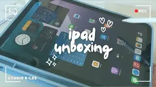 NEW pretty blue iPad A16 Unboxing | ASMR setup + accessories