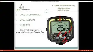 Calibration of the TX-850 metal detector - Manual translation - How to calibrate the TX850 metal ...