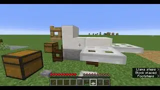 Minecraft 1.17.1 Build hacks!(Pack 1) How to build a shopping cart and a store sign!