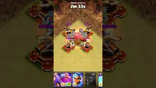 Skelton Vs X-Bow || Clash of Clans || #shorts #clashofclans #coc