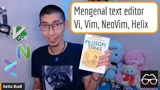 Live Stream: Mengenal Text Editor Vim | NeoVim | Helix | Vim Adventures