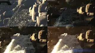 VFX Breakdown - Water & Foam simulation (Cinema 4d + XParticles + Cycles4D)