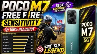 (Poco m7 5g)free fire best sencivity 