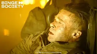 That moment when you're surrounded by soldiers: Fury (HD CLIP)