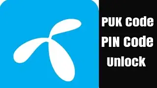 How to unlock puk code and pin on GP 2021