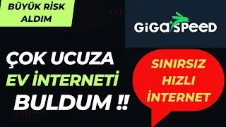 EN UCUZ EV İNTERNETİNE GEÇTİM 100 mbps (Çok Hızlı) GigaSpeed / TBTNET
