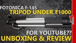Tripod For Beginners | Best Tripod Under ₹1000 | Unboxing And Review Of  Fotonica F-145