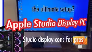 Apple Studio Display With Pc