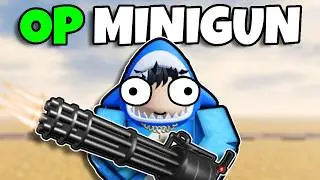 Roblox Dead Rails but I have an OP MINIGUN...
