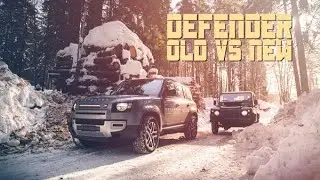 INTO THE SNOW - Land Rover Defender - Old Vs New