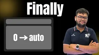 How to animate height 0 to auto in css