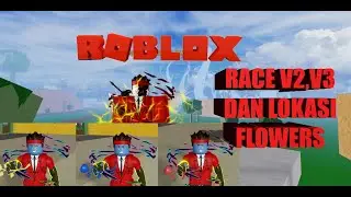 UPGRADE RACE V2,V3 DAN LOKASI FLOWERS-BLOX FRUIT-ROBLOX INDONESIA