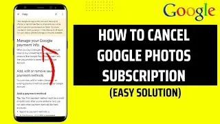 How To Cancel Google Photos Subscription