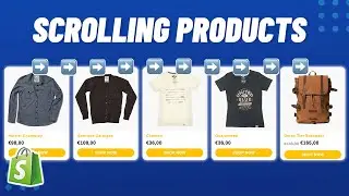 Add Scrolling Products to Shopify in 2024 | No Code Tutorial