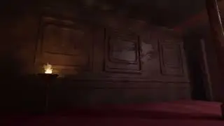 A 3d  real time render of a palace scene