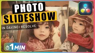 How to Create a PHOTO SLIDESHOW in Davinci Resolve
