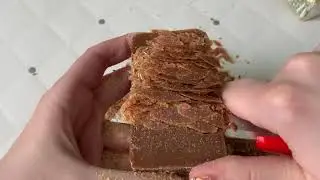 Мыло Дегтярное 2002 года от Невской Косметики (Супер сухое✨)| ASMR Soap Carving (NO TALKING)