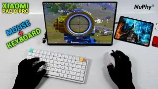 😈XIAOMI Pad 8 PUBG TEST || Mouse - Keyboard HANDCAM DON'T BUY!!💥XIAOMI PAD 8 Pro PUBG (BGMI) TEST