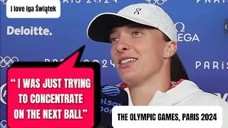 Iga’s post-match interview🎤, Paris🇫🇷 02.08.2024, bronze-medal🥉match, #igaswiatek #paris2024