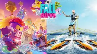 Fall Guys After Wakeboreding Behind RC Boats | Dude Gaming