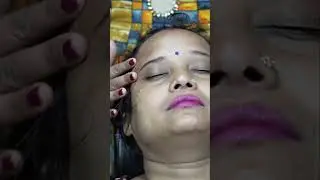 Lady Barber Chaitali Doing Head And Neck Massage ASMR #shorts