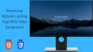 How To Make A Website With Full Screen Background Video Using HTML & CSS Tutorial | Easy Tutorial