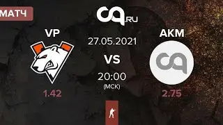 RU Spirit - Gambit / Virtus.PRO - Akuma CS:GO | EPIC CIS League Spring 2021